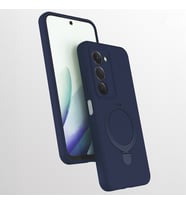 Xiaomi Redmi 15 Uyumlu Kılıf M-safe Şarj Özellikli Standlı Zore Samara Kapak