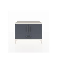 Arges Şifonyer 2 Raflı Tek Çekmeceli 2 Kapaklı 88x30x64 Aytaşı-Antrasit
