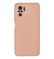 Redmi Note 10 Kılıf Nano içi Kadife Silikon - Pudra