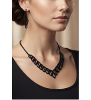 ZİRKON TAŞLI ABİYE KOLYE KÜPE SET