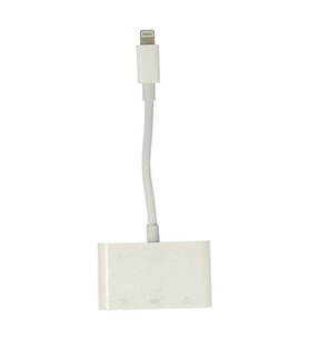 Apr23 Iphone Otg 3in1 - Beyaz