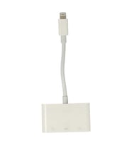 Apr23 Iphone Otg 3in1 - Beyaz