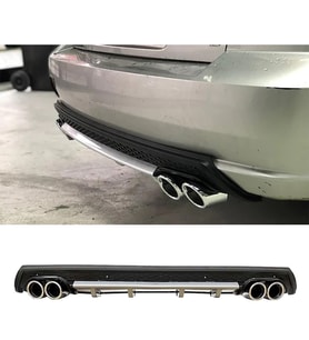 Hyundai Accent Admire Gri Difüzör Çiftli Yuvarlak Egzoz Görünümlü D Tip Difizör 2003 - 2006