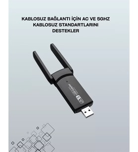 Realtek Chipsetli 5g Destekli Yüksek Hızlı Ağ Adaptörü