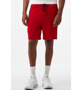 Nike Sportswear Tech Fleece Shorts Günlük Pamuklu Spor Şort Kırmızı