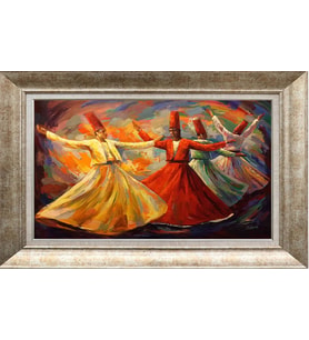 GÜMÜŞ ÇERÇEVELİ TABLO N1029