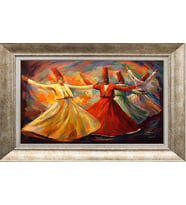 GÜMÜŞ ÇERÇEVELİ TABLO N1029