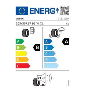 Lassa Revola 205/50R17 93W XL Otomobil Yaz Lastiği (Üretim Yılı: 2026)