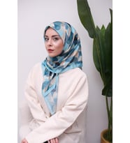 Renkli Karma Desen Dijital Soft Eşarp