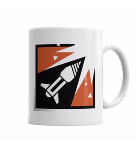 Art Estampas camisetas R6  Ash Kupa Bardak Porselen