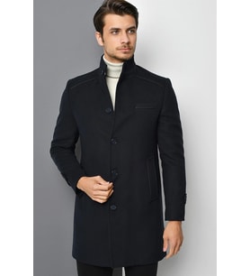 PLT8333 DEWBERRY ERKEK PALTO-LACİVERT
