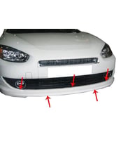 Renault Fluence Uyumlu Sm3 Ön Tampon Altı (Sensörsüz) Fiber 2013 Ve Sonrası