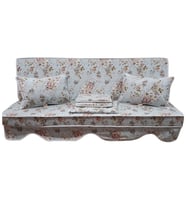 MİRZADE ELİT SALINCAK MİNDERİ TAÇ SU İTİCİ KUMAŞ GRİ SÜNGER FERMUARLI KOMPLE SET-32280-01