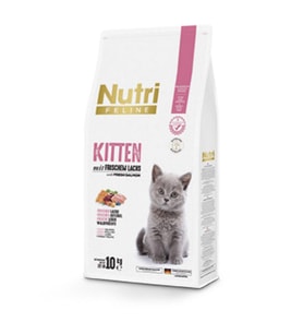 Nutri Feline 10Kg Yavru Somon Etli Kitten Kedi Maması