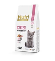 Nutri Feline 10Kg Yavru Somon Etli Kitten Kedi Maması (Beyaz)