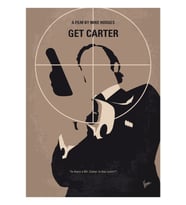 No557- Get Carter Tablo Ahşap Poster Dekoratif