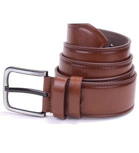 Dagoster DMK26-460 Kahve 4.5 cm Suni Deri Erkek Kemer