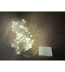 10 M 100 Led Damla Uçlu Gün Işığı Şeffaf Kablo MZ-17-4