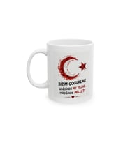 Ay Yıldız Temalı Porselen Kupa – Bizim Çocuklar Tasarımlı – KF13052608