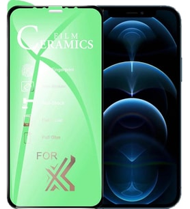 Apple Uyumlu   iPhone 12 Pro Max Ekran Koruyucu 9D Seramik Nano Tam Kaplayan