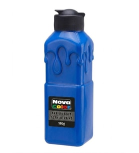 Nova Color Akrilik Boya 180Gr Mavi - 3 adet