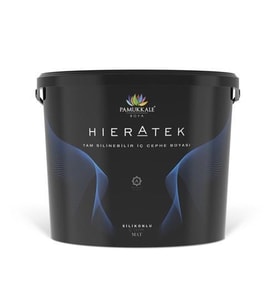 Pamukkale HieraTek İpek Mat Silikonlu Tam Silinebilir İç Cephe Boyası 15 Lt Beyaz