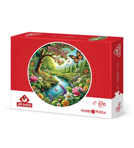 Art Puzzle Monarkın Bahçesi 570 Parça Round Puzzle