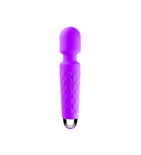 Bükülebilir Başlıklı Wand Vibratör Mor