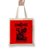 Bolt Thrower Logo 06 Bez Çanta Uzun Saplı