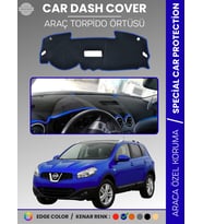 NİSSAN QASHQAİ J10 (2007-2013) Torpido Örtüsü Ön Göğüs Koruma Araca Özel Çatlamayı Önler Kaymaz