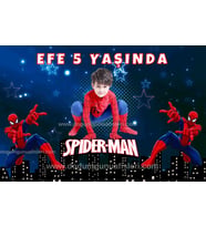 Spiderman / Örümcek Adam Doğum Günü Afişi