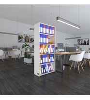 Kenzlife klasörlük raflı rona byz 175*80*30 kitaplık ofis arkalıksız