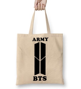 Bts Army 013 Bez Çanta Uzun Saplı