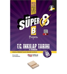 Nitelik 8. Sınıf 2027 LGS Süper B İnkılap Tarihi Soru Bankası + Telefon Standı