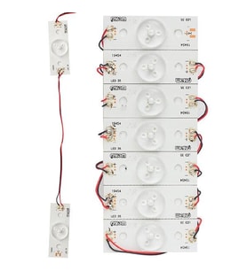3 Volt Tek Kablolu Birbirine Bağlı Led (7'Li Poşet)