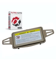 Mercedes E Class W211 2003-2009 için Güneşlik Ayna Kapak Koyu Bej Renk