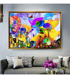 Altın Çerçeveli dekoratif tablo a1201 (Gold)