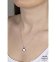 Union Swarovski Zirconia Kadın AŞK Gümüş Kolye