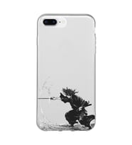 Iphone 7 PLUS - 8 PLUS Uyumlu Vagabond Tasarımlı Şeffaf Telefon Kılıfı