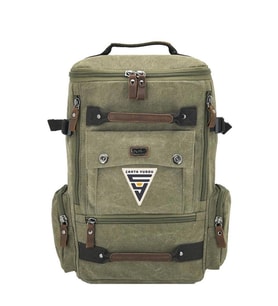 Ççs London 51564 XL Kanvas Sırt Çantası Haki