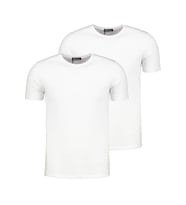 İKİLİ SET T8569 DEWBERRY BİSİKLET YAKA ERKEK T-SHIRT-KAR BEYAZ- KAR BEYAZ (Karışık)