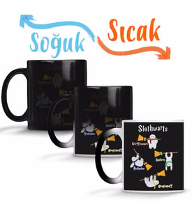 Slothwarts Harry Potter Sloths Sihirli Kupa Bardak Porselen