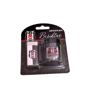 Tmn Beşiktaş Kırtasiye Seti Kalemtraş+Silgi Lisanslı
