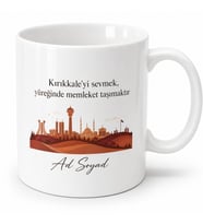 Kırıkkaleli Hemşehriye Özel İsimli Baskılı Kupa Bardak Hediye