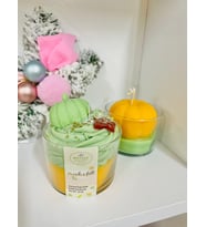 Pumpkin Fall Candle Set/ Karamelli Balkabağı Aromalı Mum Seti