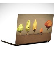 Modern Ağaçlar Laptop Sticker 13 İnch (34X24CM)
