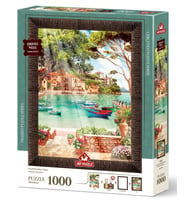Art Puzzle Huzura Günaydın 1000 Parça Çerçeveli Puzzle