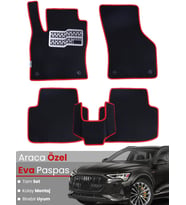 AUDİ E-TRON (2018-2024) Uyumlu EVA Paspas Tam Set–Araca Özel,Su Geçirmez,Kolay Montaj