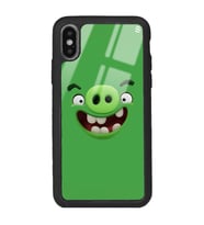 iPhone X Green Tasarımlı Glossy Telefon Kılıfı