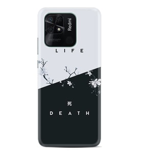 Xiaomi Redmi Note 7 8 9 Pro 10 2022 10 Pro 10S Kılıf Desenli Silikon Life and Death 1339